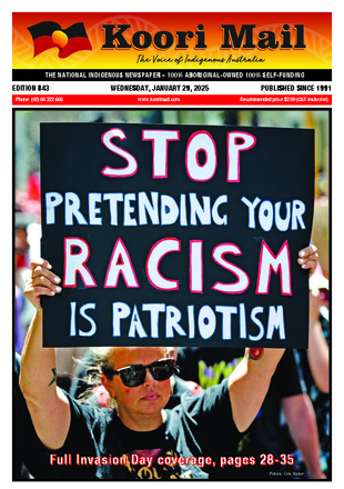 The Koori Mail cover issue 843