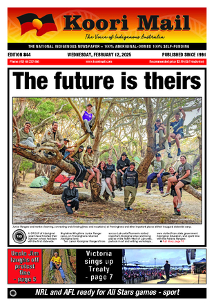 The Koori Mail cover issue 844