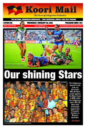 The Koori Mail cover issue 845