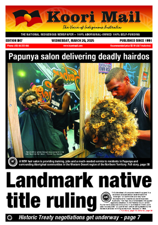 The Koori Mail cover issue 847