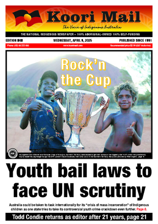 The Koori Mail cover issue 848