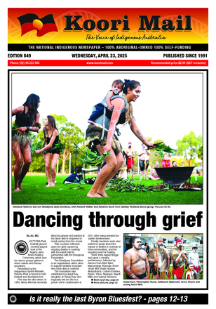 The Koori Mail cover issue 849