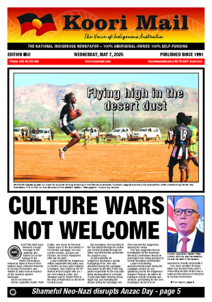 The Koori Mail Issue 850 Cover