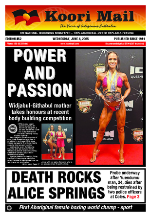 The Koori Mail cover issue 852