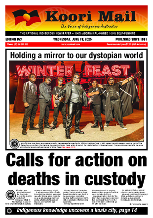 The Koori Mail cover issue 853